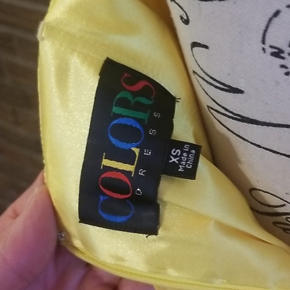 Short yellow prom dress - Picture 8 of 8